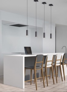 MARLEY 312400132 lampa wisząca czarna tuba 1xGU10