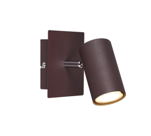 MARLEY 802400124 kinkiet rdzawy regulowana tubka 1xGU10