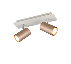 MARLEY 802400265 listwa kaszmirowa z regulowanymi kawowymi tubkami 2xGU10