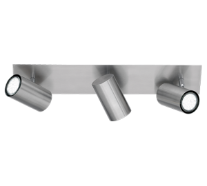 MARLEY 802400307 listwa nikiel mat z regulowanymi tubkami 3xGU10