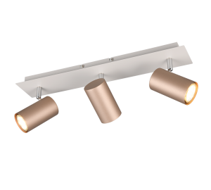 MARLEY 802400365 listwa kaszmirowa z regulowanymi kawowymi tubkami 3xGU10