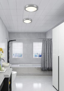 CONDUS 6801011-06 plafon łazienkowy okrągły chrom fi 31,5cm 1xE27 IP44