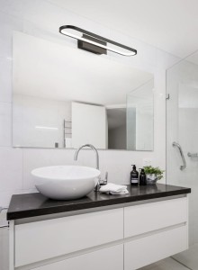 GIANNI 283779132 kinkiet nad lustro czarny mat LED 22W IP44 60cm