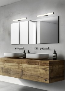 MATTIMO 283270232 kinkiet łazienkowy czarny LED 6,5W 3000K IP44 z wyłącznikiem