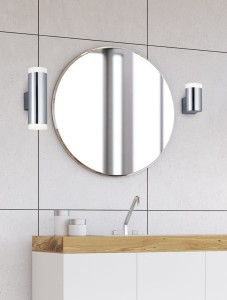 RAY 283110206 kinkiet łazienkowy chrom IP44 LED 2x4W 3000K światło góra dół