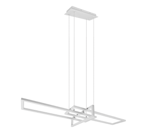 SALINAS 320310331 lampa wisząca białe prostokąty LED 34W 4000K 3stepDIM