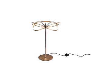 CHARIVARI 521210108 nowoczesna lampa stołowa mosiądz mat LED 26W 3000K DIM