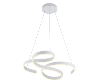 FRANCIS 371310131 lampa wisząca biała wstążka LED 48W 3000K 3stepDIM 