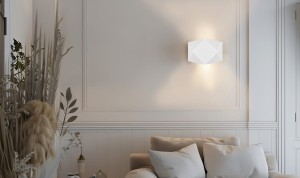 ZANDOR 223510131 geometryczny biały kinkiet LED 6,5W 3000K