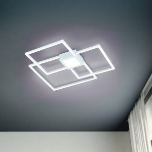HYDRA 676240431 lampa sufitowa białe kwadraty LED 38W 4000K 3stepDIM