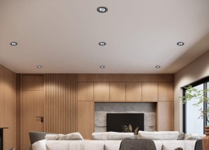 PAMIR 650510132 oprawa podtynkowa okrągła czarna LED 5,5W 3000K DIM regulowana