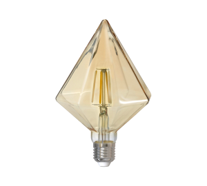 Żarówka Kryształ LED G95 4W E27 2700K 360lm filament dekoracyjna bańka szklana bursztynowa 901-479