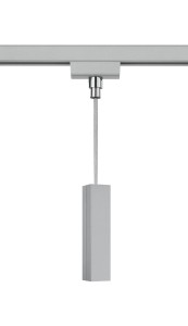 DUOLINE 703587 długi adapter do lamp wiszących tytanowy do szyn 2-fazowych