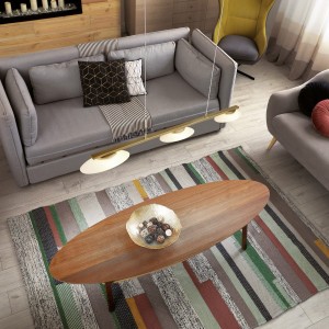 MERTON 343610308 lampa wisząca mosiądz mat klosze owalne białe szkło LED 3x9W 3000K 3stepDIM