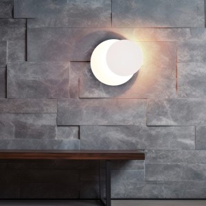 MIO 240310131 biały kinkiet okrągły ze zmiennym kształtem LED 6W 3000K światło odbite 