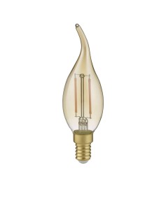 Żarówka LED B35 2W E14 2700K 225lm filament świeczka na wietrze szkło bursztynowe 990-279