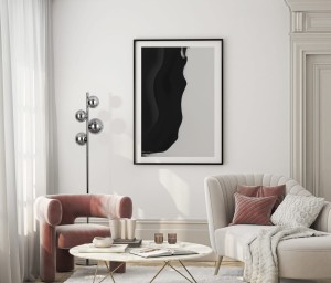 Canello FL-406007-4-BCR lampa stojąca klosze kule szkło dymione 4xG9 wykończenie czarny chrom