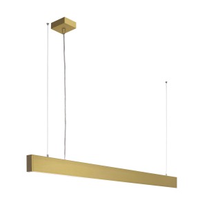 Traversi SL Suspended 114 Gold PRD-3566-114-GD-830-PN lampa wisząca złota 114cm LED 35W 3000K