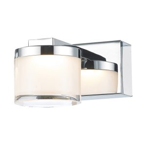 LOPEZ kinkiet chrom z kloszem akrylowym LED 3W 3000K MB1274/1
