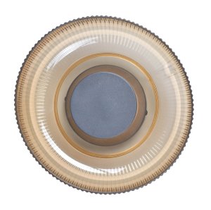 PASSO kinkiet klosz ryflowany bursztynowy LED 8W 3000K światło odbite WL-36482-YLL