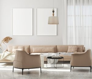 MOREN lampa wisząca podstawa złota z porcelaną abażur morelowy 34cm 1xE27 PND-84678A-AB