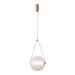 RASTIA lampa wisząca klosz kula 25cm szkło mleczne LED 12W 3000K PND-34361-L-HBR-OPAL