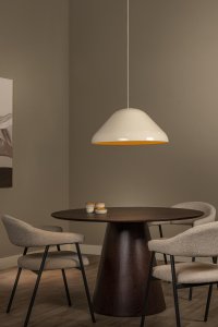 ANDRES lampa wisząca retro beżowa kremowa 1xE27 LUCIDE 65405/56/38