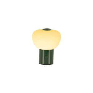GUSTAV zielona lampa stołowa LED 0,8W 2700K DIM przenośna bateryjna LUCIDE 44521/01/33