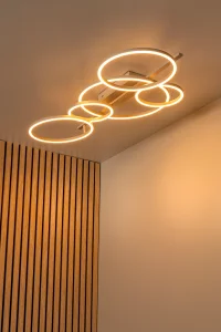 NICOLA lampa sufitowa beżowa taupeLED 37W 2700K/4000K LUCIDE 53112/36/41