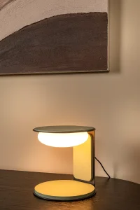 ALINDA lampa stołowa  / ścienna zielona szałwiowa LED 9W 3000K DIM LUCIDE 77591/15/33