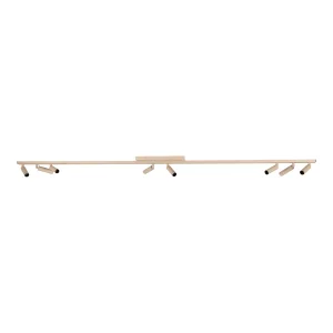 KEONI biała lampa sufitowa 178cm taupe beżowa 8xG9 LUCIDE 09943/08/41