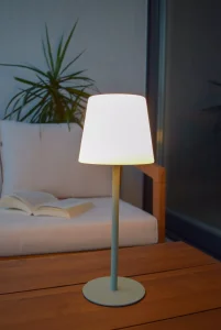 TYON lampa stołowa przenośna zielona IP65 LED 2W 2700K DIM ładowanie USB LUCIDE 13816/02/33