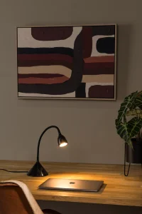 MILO lampa biurkowa czarna LED 3,2W 3000K  LUCIDE 18673/03/30