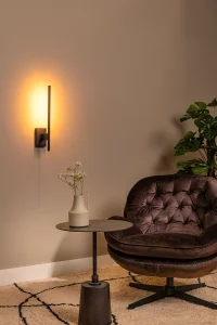 FINAN kinkiet czarny LED 6W 2700K DIM z ładowarką USB-C regulacja kierunku światła LUCIDE 68210/06/30