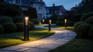 ARTEO słupek ogrodowy 75cm ciemny szary LED 12W CCT IP65 LUTEC 7217001454