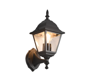 LIVENZA kinkiet zewnętrzny retro czarna latarenka 1xE27 IP44 TRIO 205760132