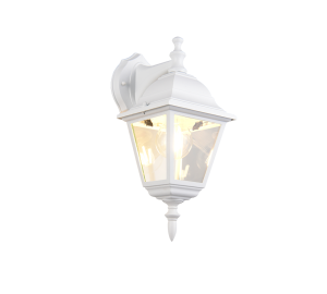 LIVENZA kinkiet zewnętrzny retro biała latarenka 1xE27 IP44 TRIO 205767131