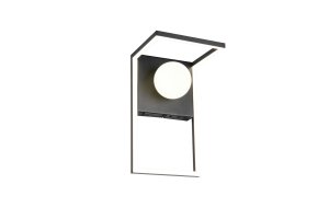 AROLA nowoczesny kinkiet czarny asymetryczny LED 11W CCT TRIO 238170132