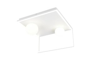 AROLA nowoczesna lampa sufitowa biała asymetryczna LED 22W CCT TRIO 638110131
