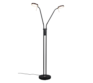 MONZA lampa stojąca czarny mat LED 2x12W CCT ściemnianie dotykowe TRIO 423310232