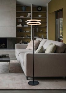 DIOS lampa stojąca czarny mat LED 21W CCT ściemnianie dotykowe TRIO 431410132