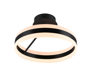 DIOS lampa sufitowa czarny mat LED 21W CCT Switch Dimmer  TRIO 631410132