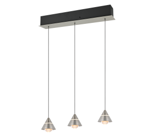 ROMEO lampa wisząca nikiel mat LED 3x7W CCT TRIO 337010307