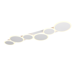 OVELA lampa ścienna sufitowa asymetryczna biała LED 34W CCT DIM + pilot  TRIO 636910631