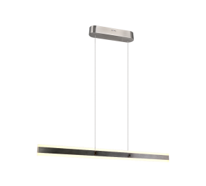 ARCOLA lampa wisząca 115cm nikiel mat LED 35W CCT 3stepDIM światło góra dół TRIO 331210107