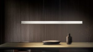 DONEGAL lampa wisząca nikiel mat LED 40W CCT DIM elektryczna regulacja wysokości TRIO 333310207