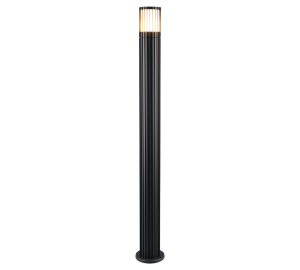 VOLGA lampa zewnętrzna stojąca 100cm antracyt ryflowana IP54 1xE27 TRIO 469460142