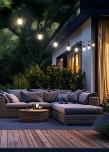  CHAIN girlanda IP44 czarna 6,5m ogrodowa LED 10x1W E27 3000K TRIO R74771132