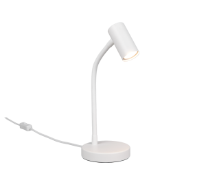 TARYN biała lampa stołowa biurkowa regulowana 1xGU10 R56851031