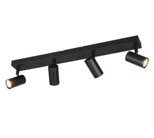 TARYN czarna lampa sufitowa regulowana 4xGU10 R86854032